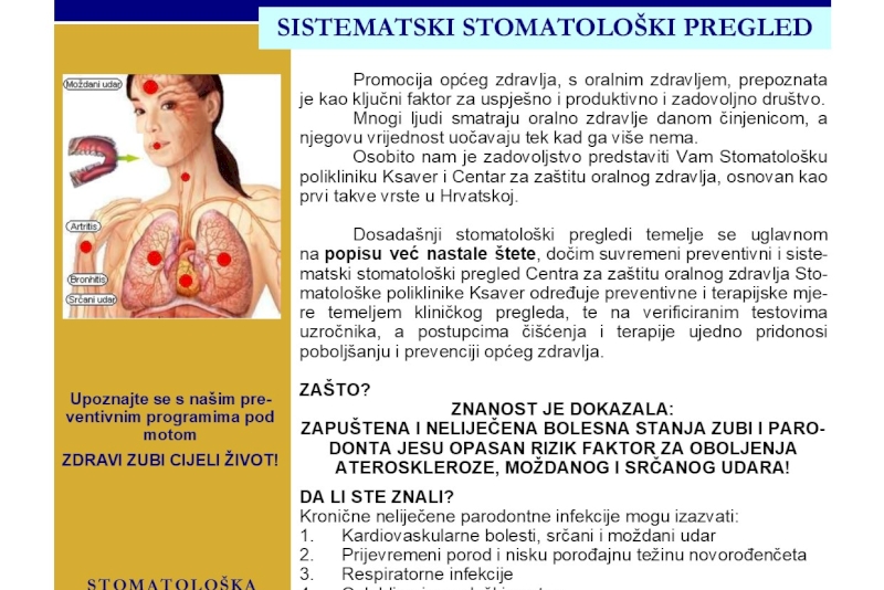 Stomatološka poliklinika Ksaver- Marcela Perić,Marko Marović